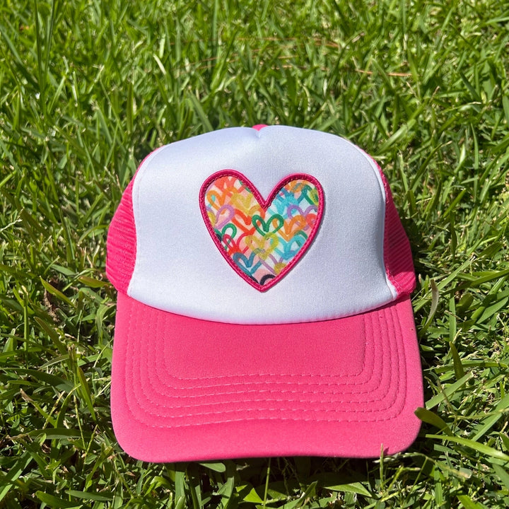 "Hot Pink/White" Trucker Hat