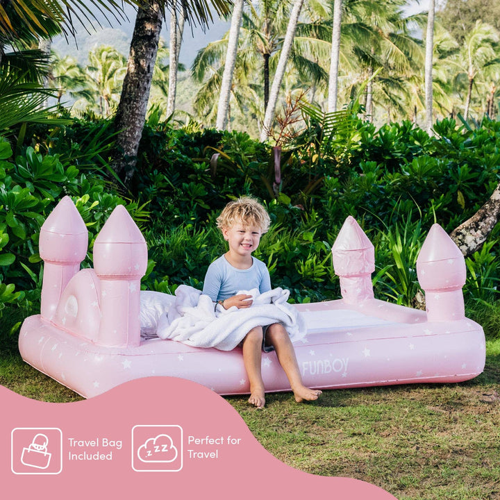 Pink Castle Sleepover Kids Air Mattress