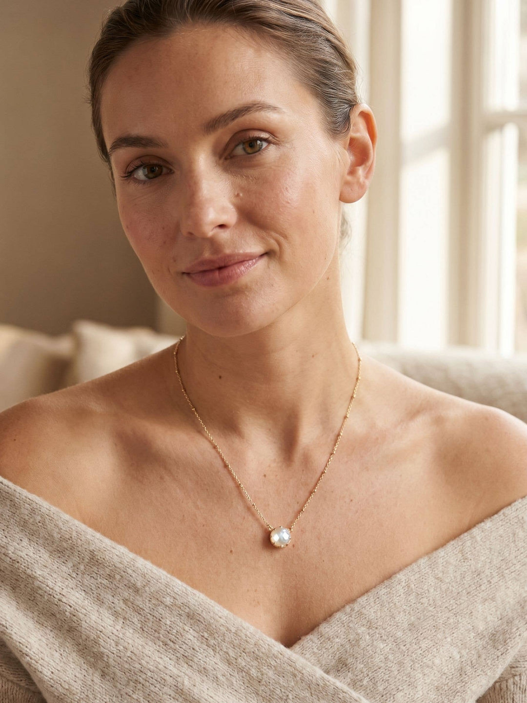 Sorrelli Freshwater Pearl 10K Gold Pendant Necklace