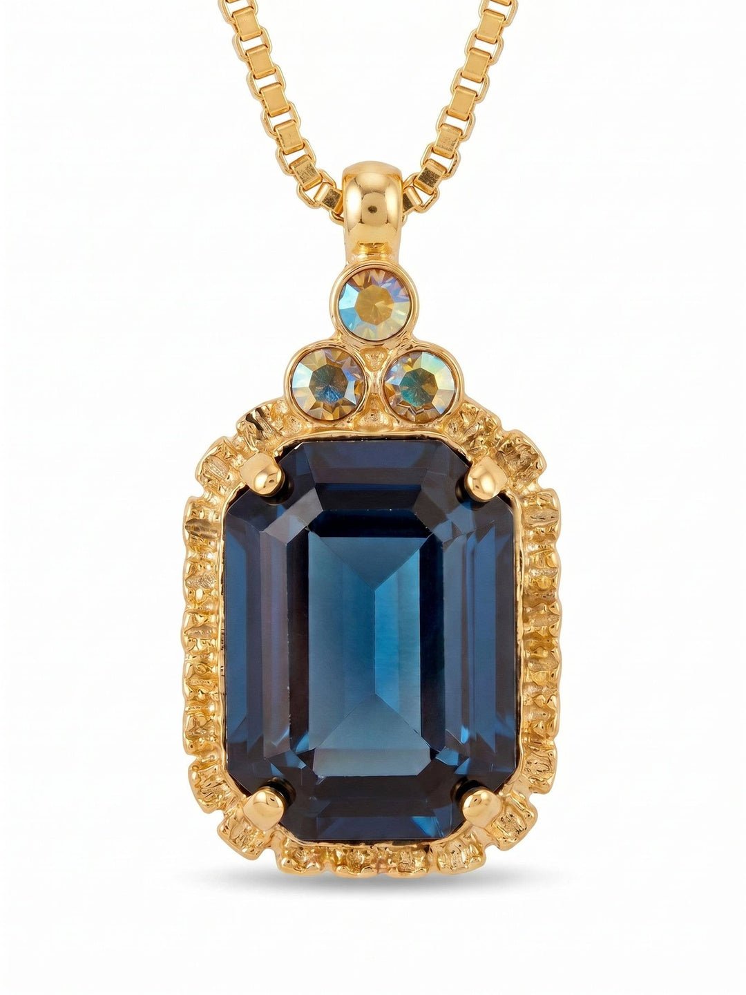 Brynn Embellished Pendant Necklace - NFZ150BGDNM