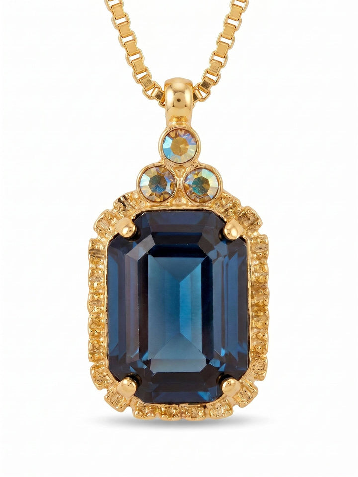 Brynn Embellished Pendant Necklace - NFZ150BGDNM
