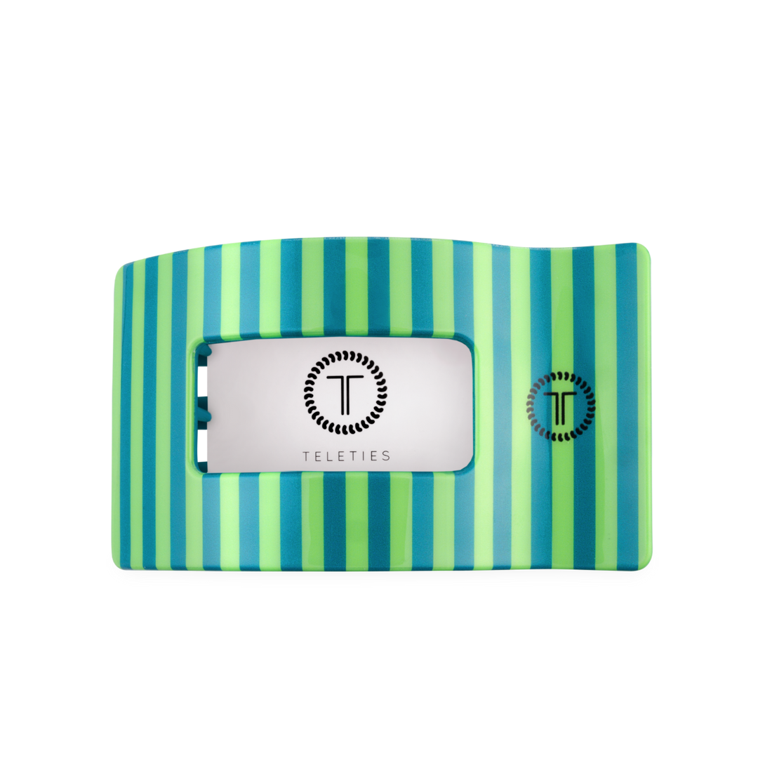TELETIES - Cabana Cutie | Large | Flat Rectangle Hair Clip