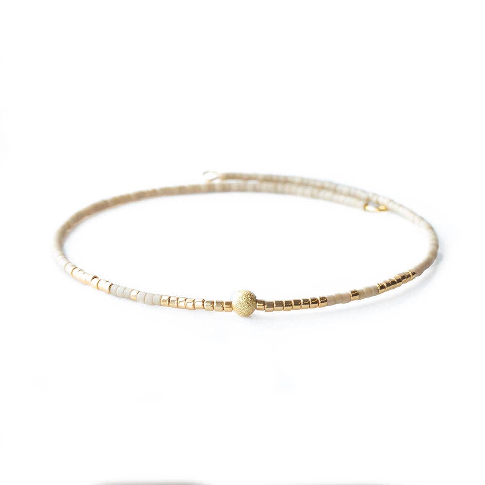 Lenny & Eva - Sprinkles Bangle-Latte