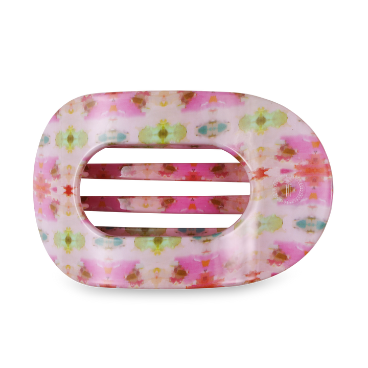 TELETIES - Giverny | Large | Flat Round Hair Clip