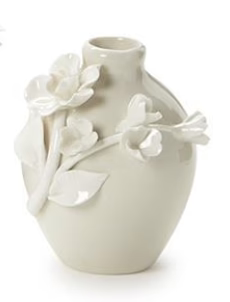 Mini Vases with 3-D Sculpted Flowers