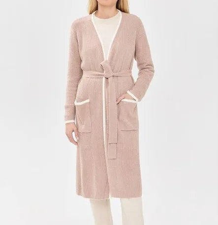 Cozychic Lite Contrast Ribbed Robe