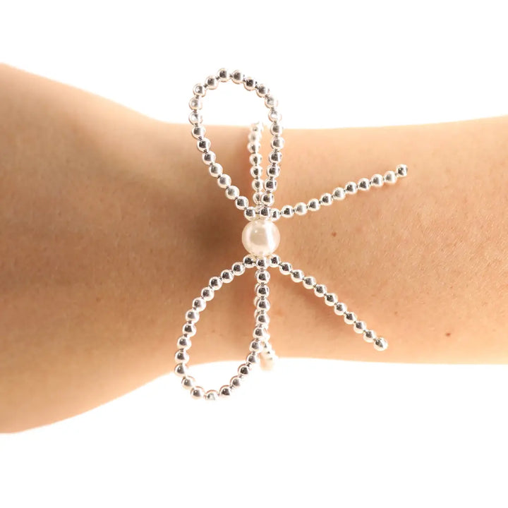 Silver Bow Bracelet