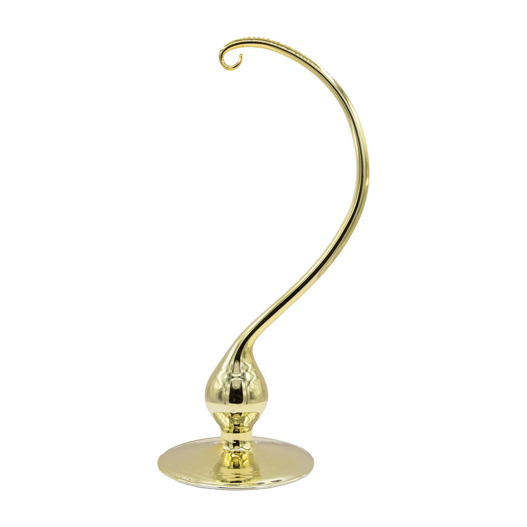 Holiday Glass Ornament – Large Glass Ornament Stand - Gold
