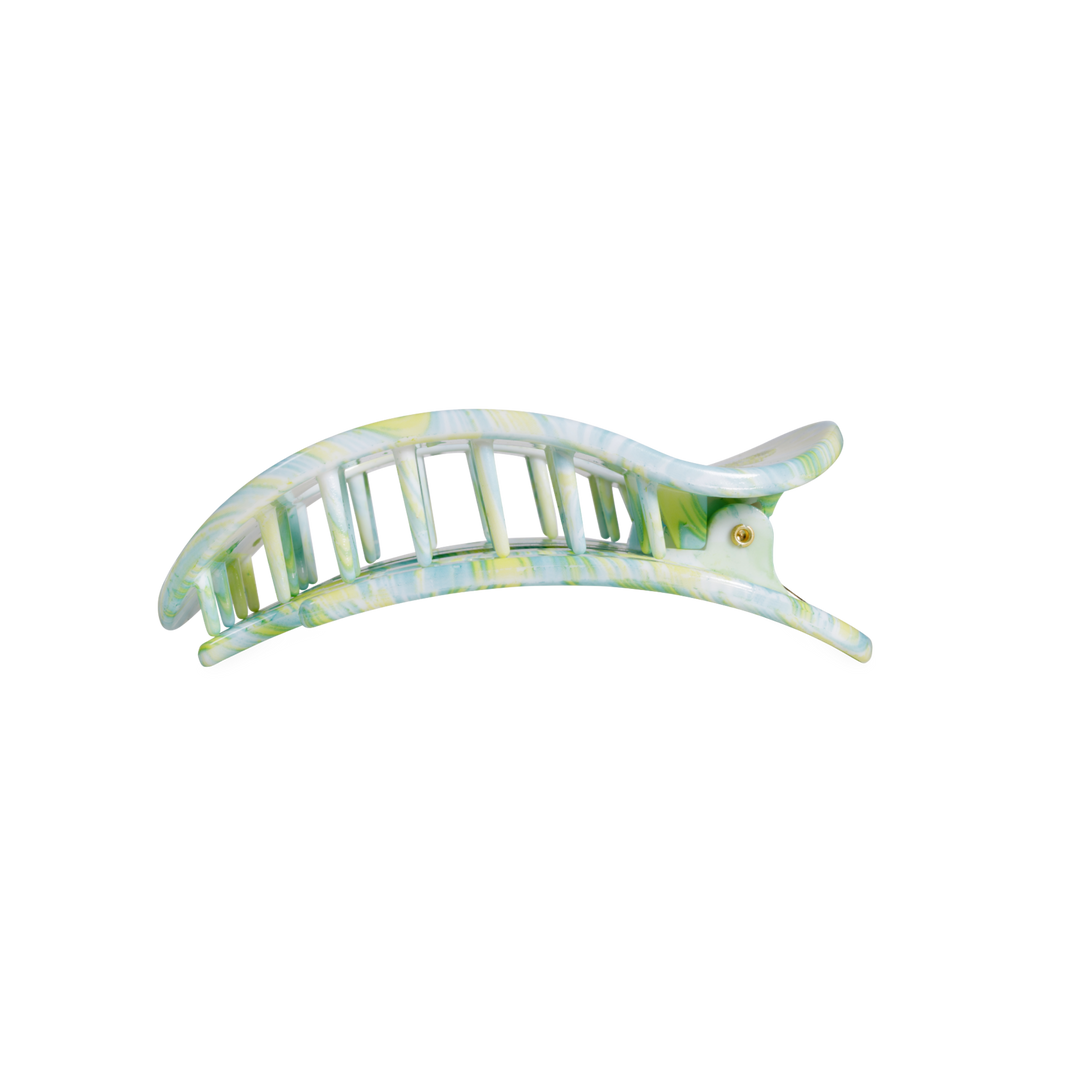 TELETIES - By the Sea Shore | Medium | Flat Round Hair Clip