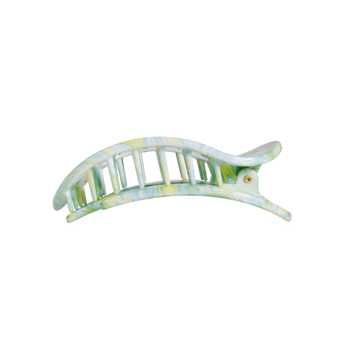 TELETIES - By the Sea Shore | Medium | Flat Round Hair Clip