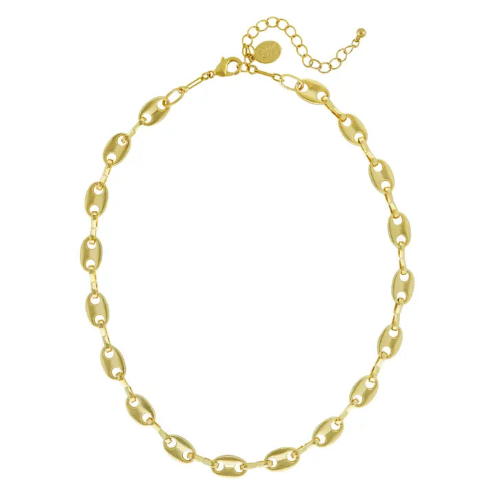 Susan Shaw Buckle Chain Necklace