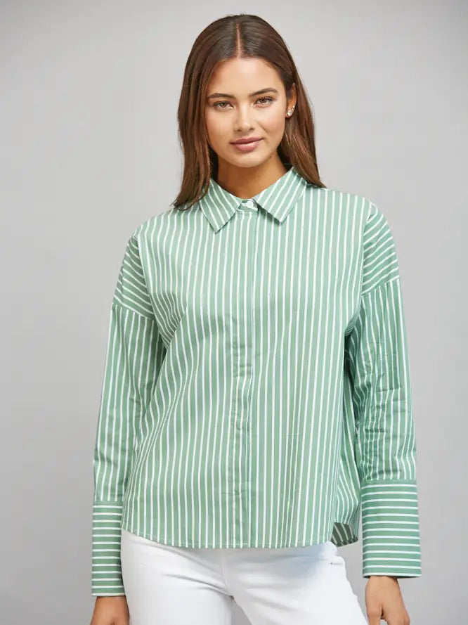 Striped Button Down Shirt