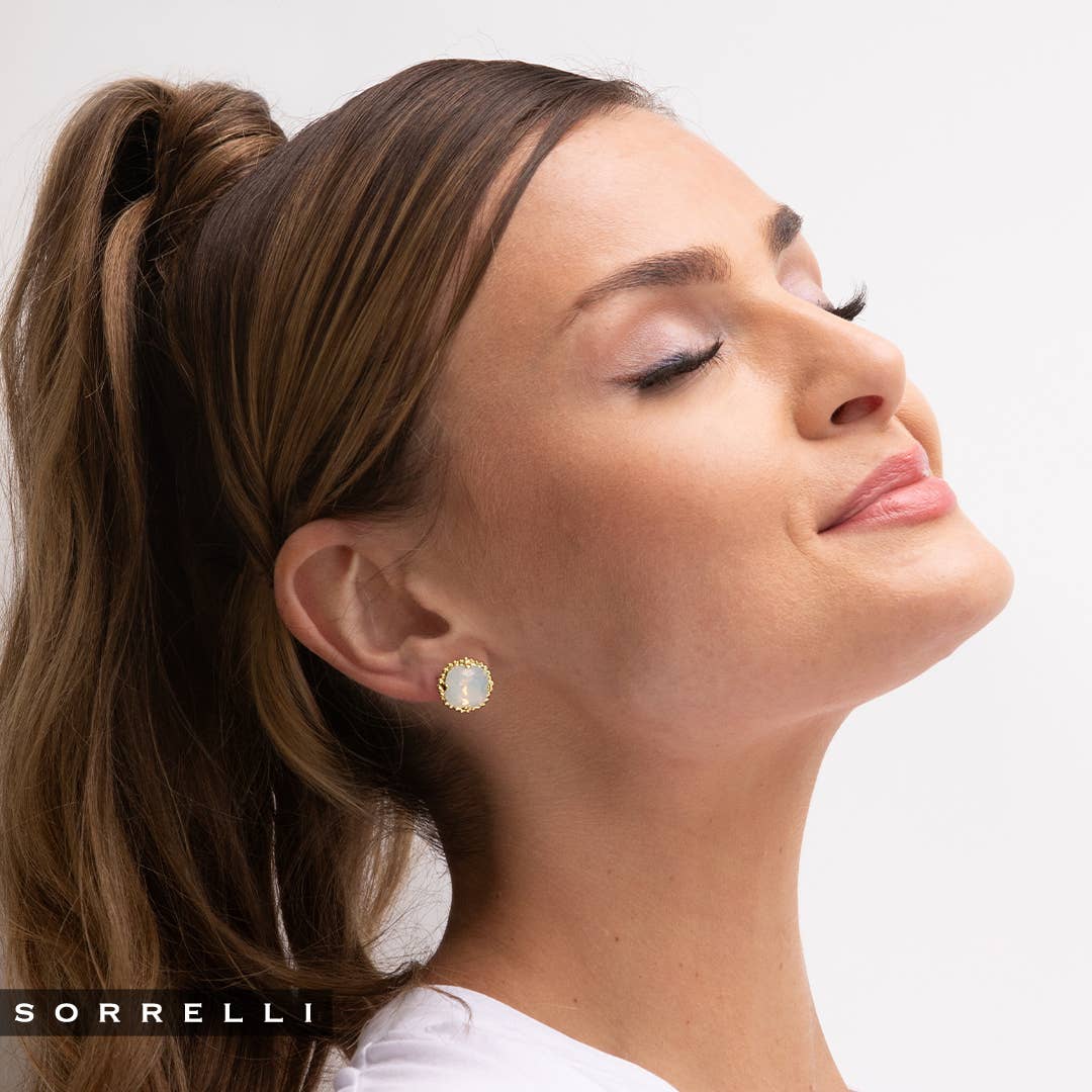 Sorrelli Cushion-Cut Solitaire Stud Earrings