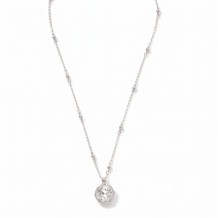 Cushion-Cut Pendant Necklace - NDS50PDCRY