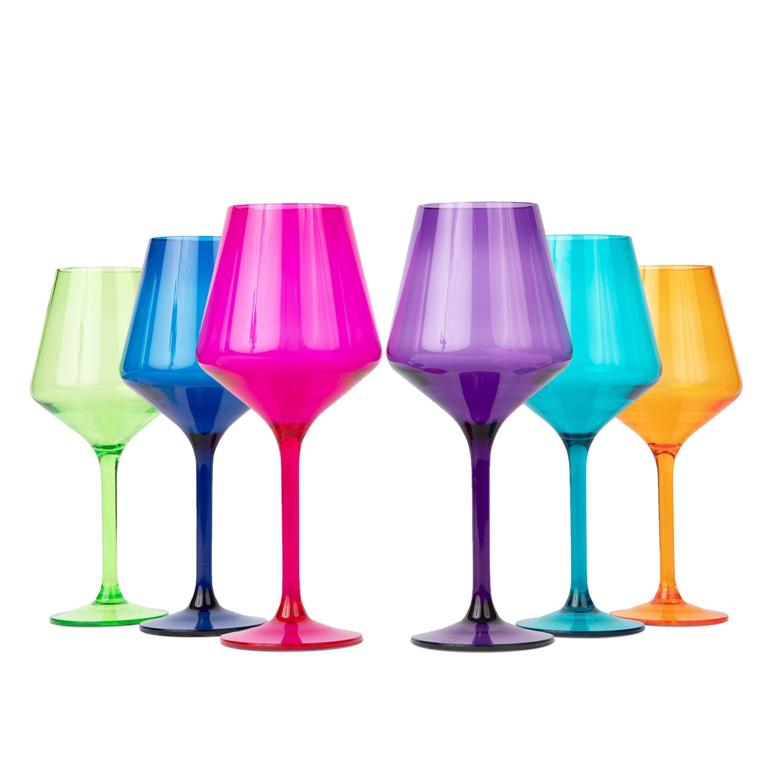 POP Acrylic Stemmed Wine Glass