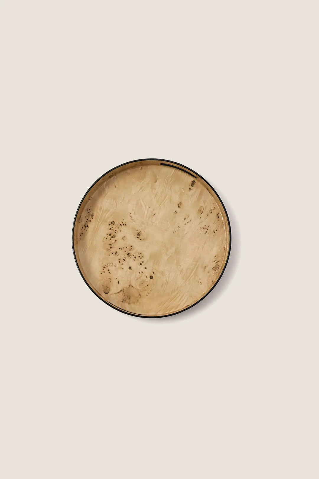 Burled Wood Pattern Tray
