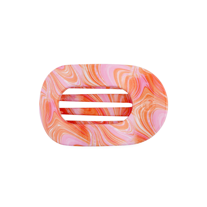 TELETIES - Just Keep Swimming | Medium | Flat Round Hair Clip