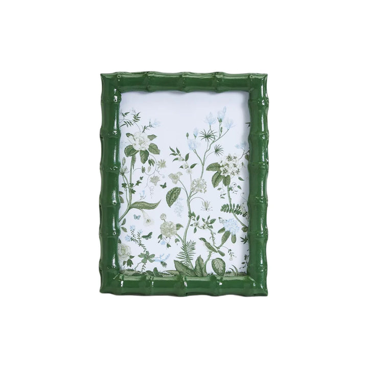 Countryside Green Faux Bamboo Photo Frame