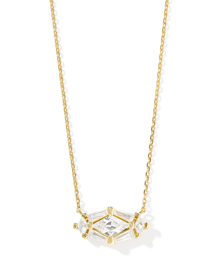 Kendra Scott Lindy Rae Elisa Short Pendant Necklace - Gold