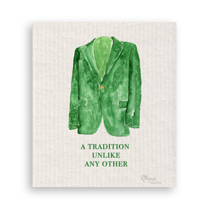 Green Jacket Dishtowel