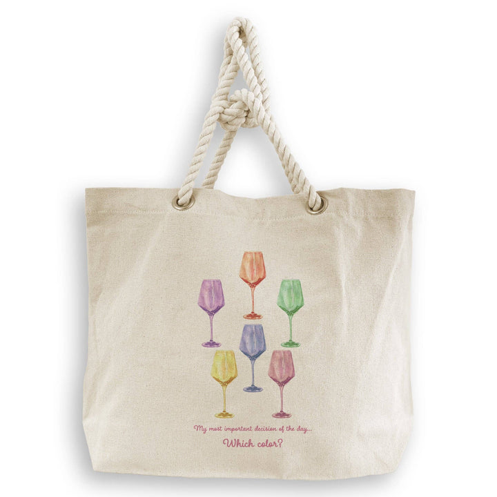 Colorful Wine Glasses Dishtowel