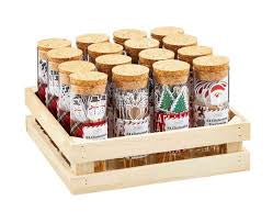 Deer Christmas Toothpick Jars