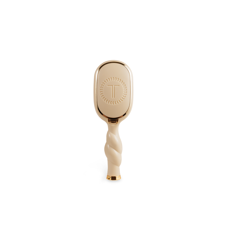 TELETIES - Mini Detangler Brush for Medium Hair - Tan