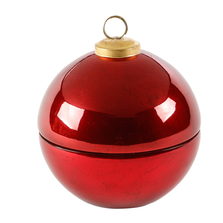 Noble Fir Glass Ornament Candle