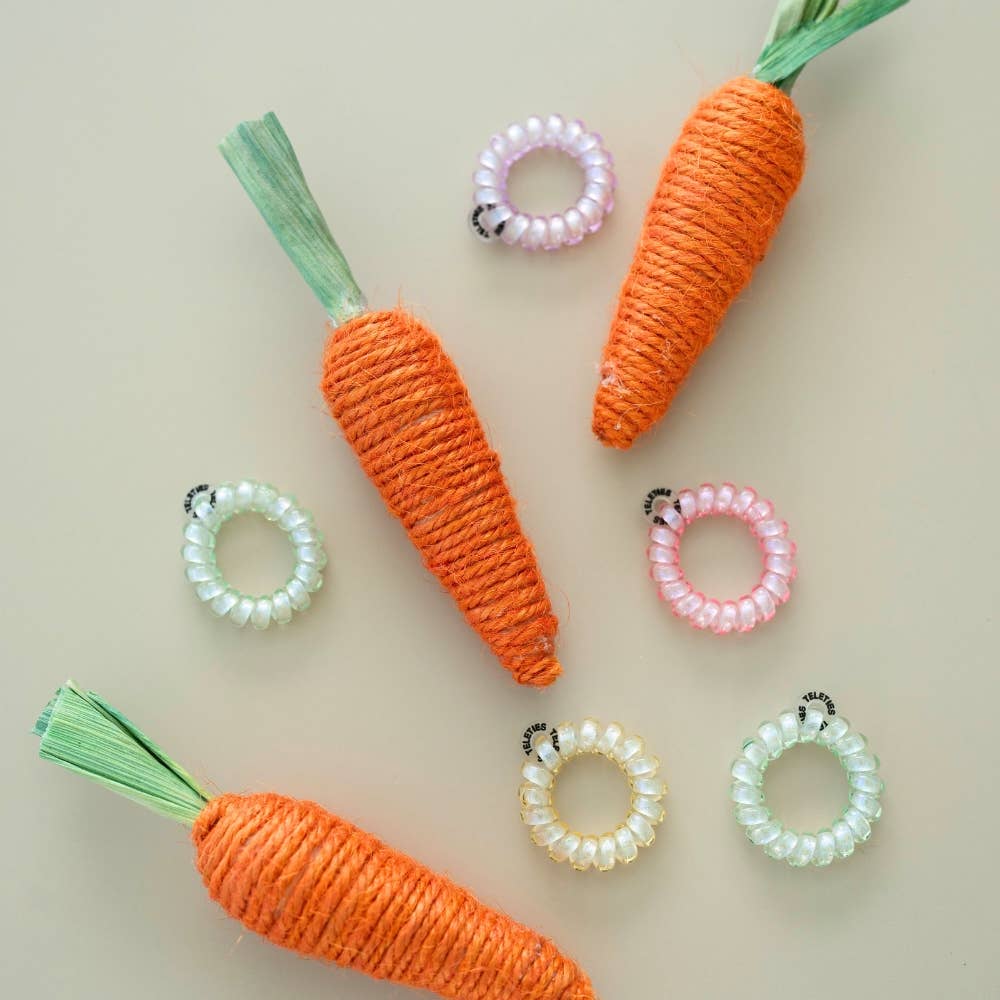 TELETIES - Spiral Hair Coils | Tiny | Shimmering Spring