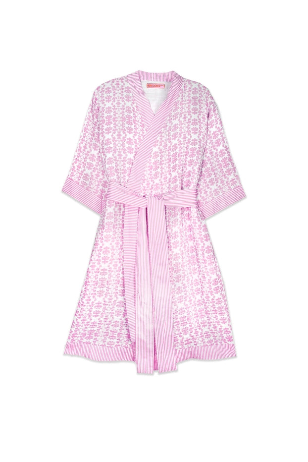 Bathrobe - Light Pink Chintz