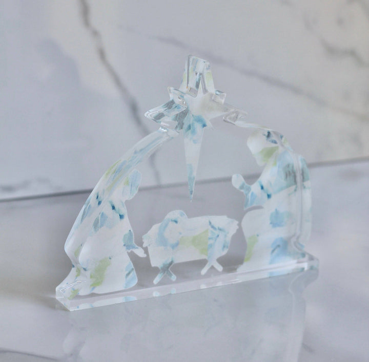 Acrylic Nativity Scene Block