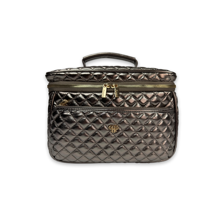 PurseN Classic Train Case - Bronze