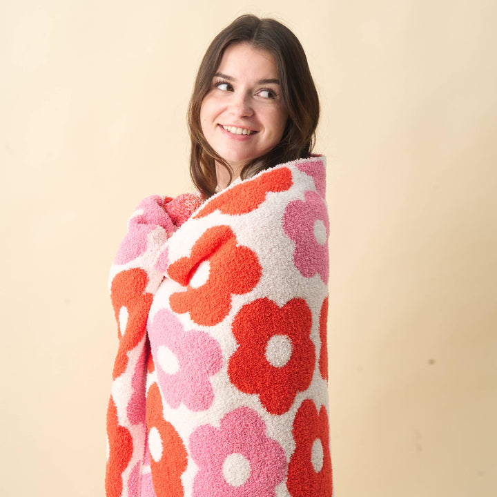 Cozy Dreams Luxe Blanket-Lovebug Floral