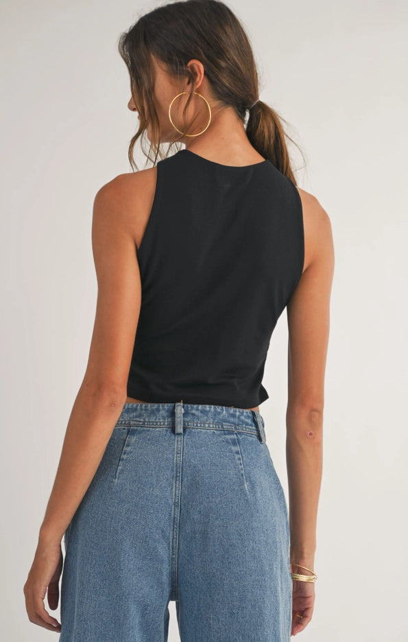 Knotted Neck Top