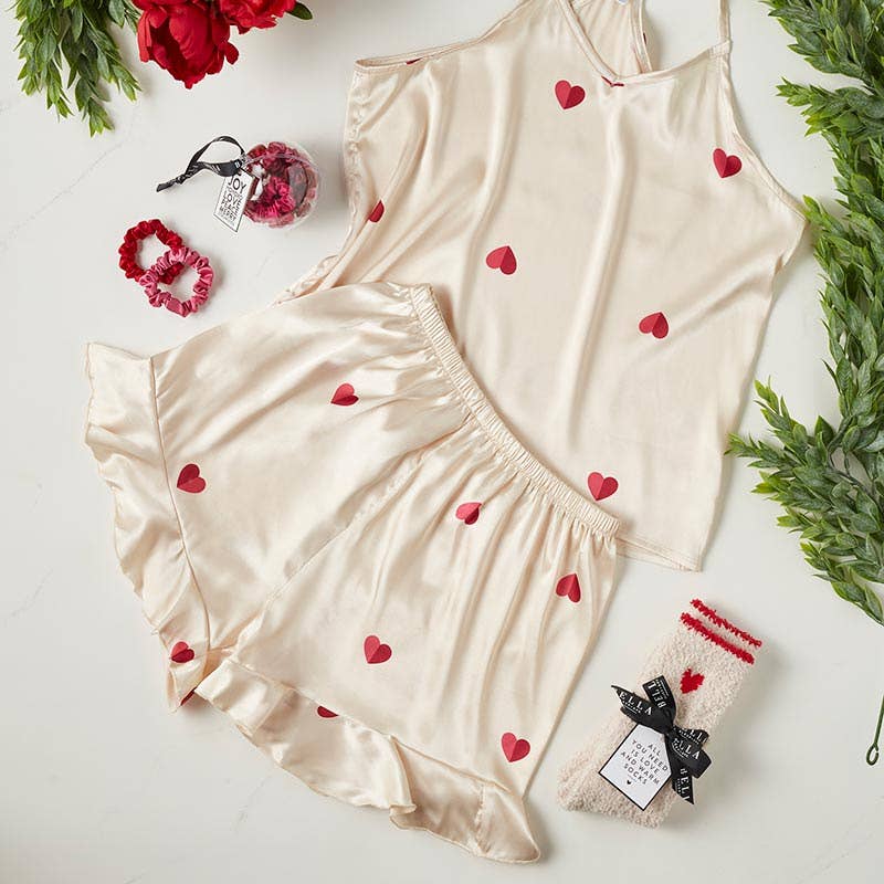 Hearts Full-Length PJ sets - [Consumer]Bella Sleep + Spa