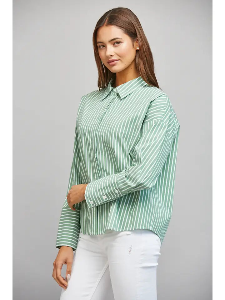 Striped Button Down Shirt