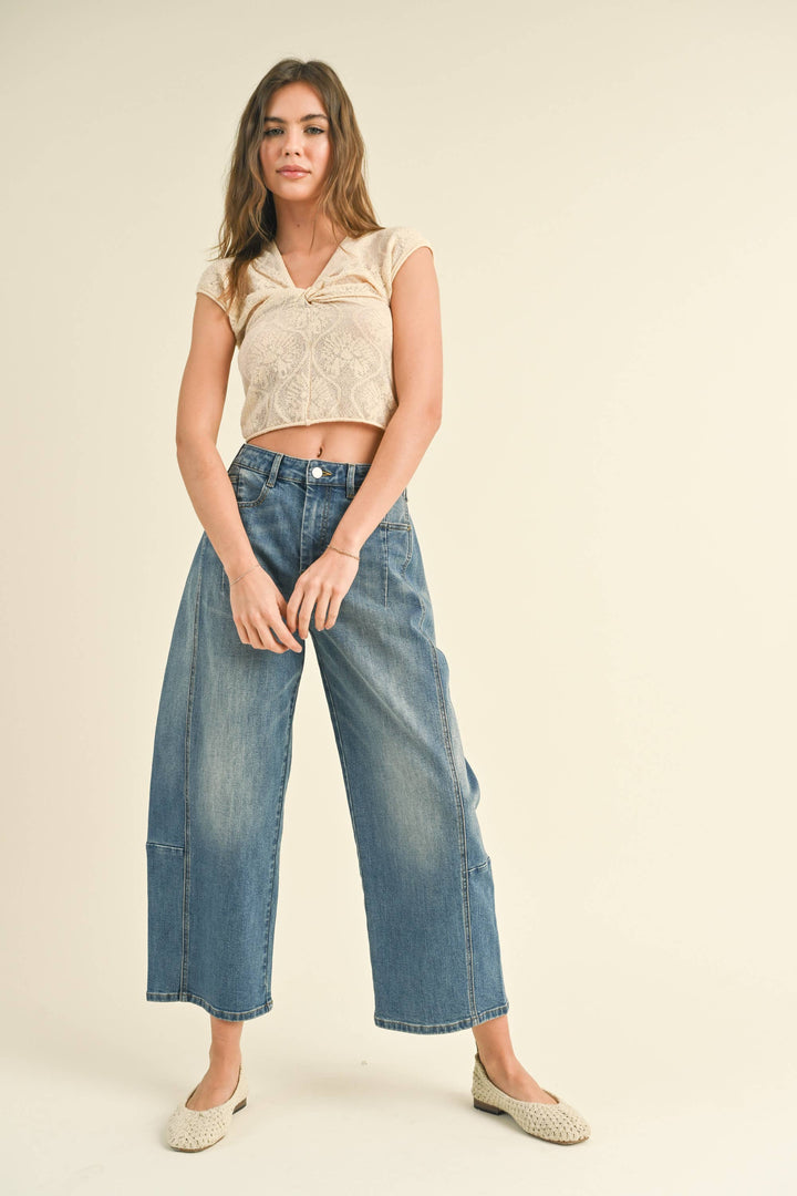 Loose Fit Denim Pants