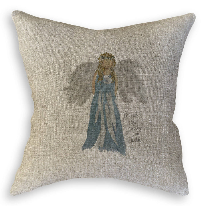 Blue Dress Angel Kitchen Towel