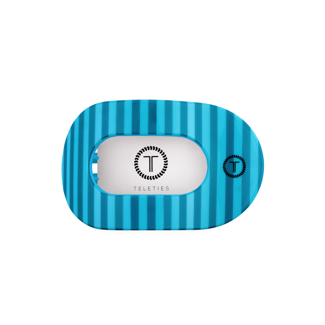 TELETIES - Splash Zone | Medium | Flat Round Hair Clip