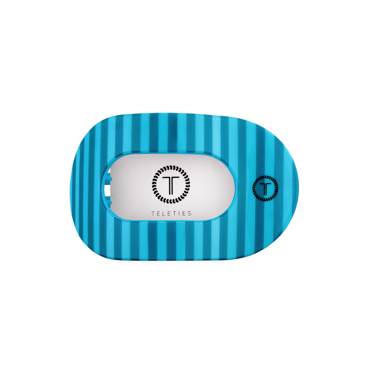 TELETIES - Splash Zone | Medium | Flat Round Hair Clip