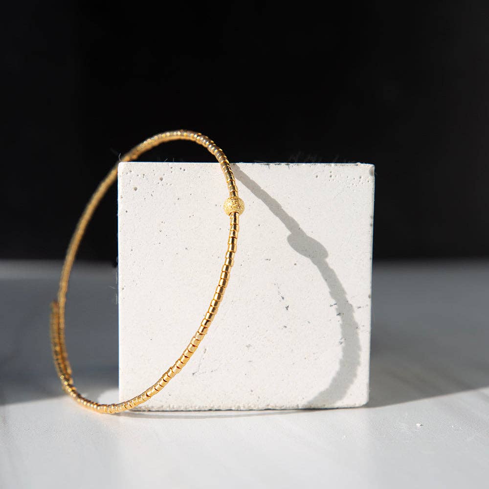 Lenny & Eva - Sprinkles Bangle-Gold