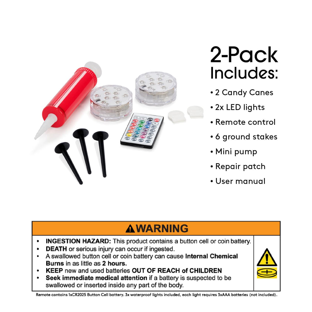 FUNBOY Inflatable Candy Canes