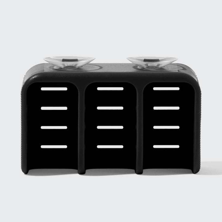 KITSCH - Self-Draining Soap Dish - Black