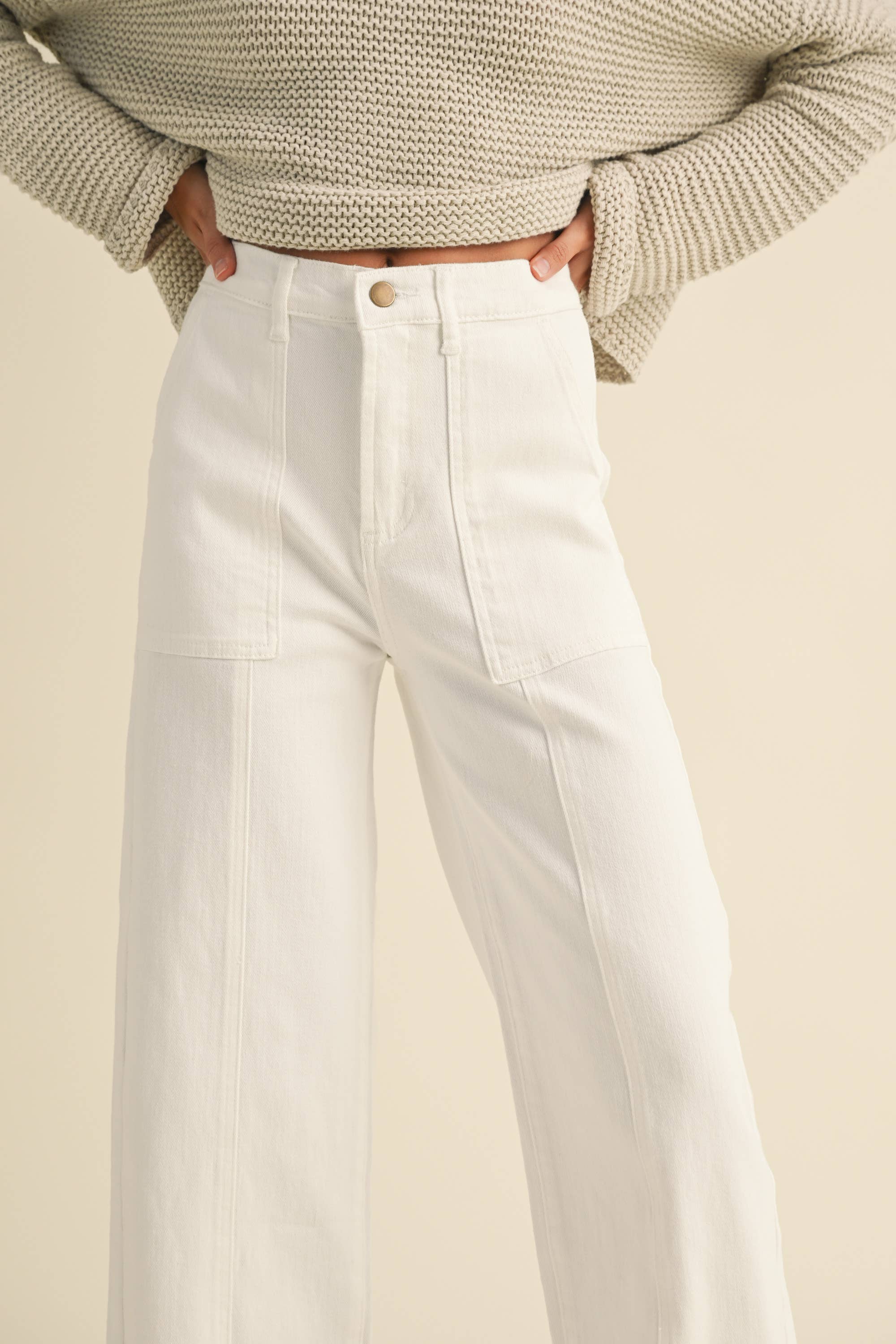 Paneled Stretch Pants – Glow