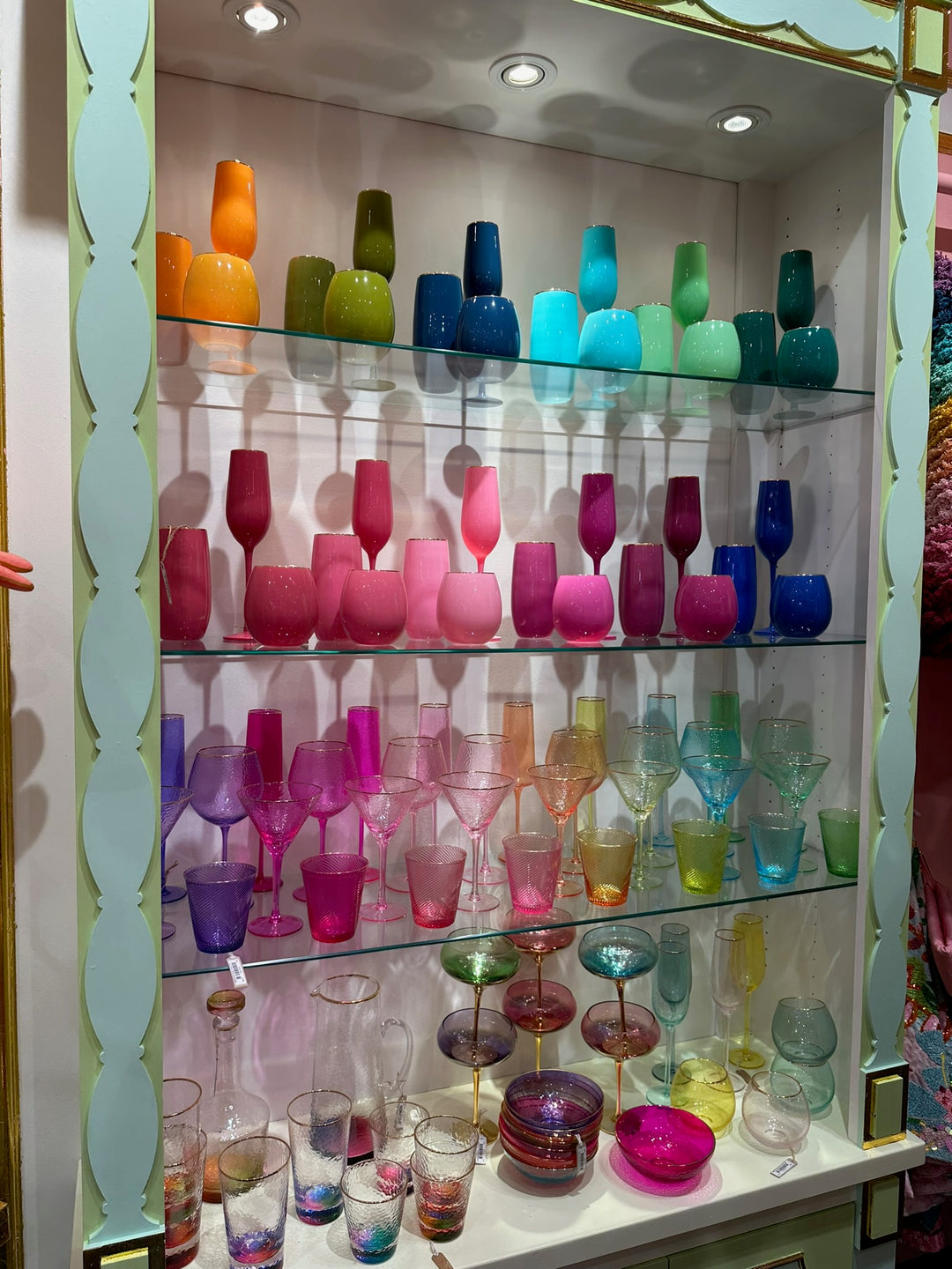 Glitterville Sugar Plum Champagne Flute