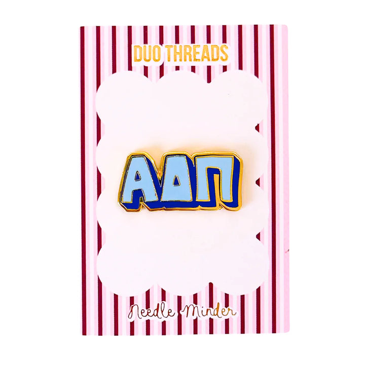 Sorority Bubble Letter Needle Minder