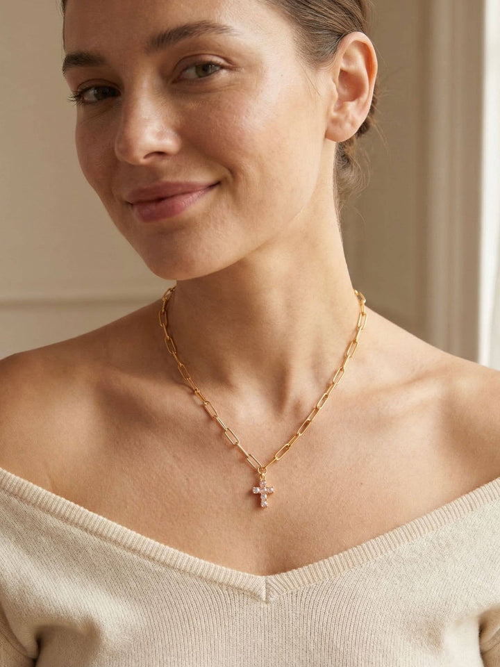 Sorrelli Carly Cross Pendant Necklace