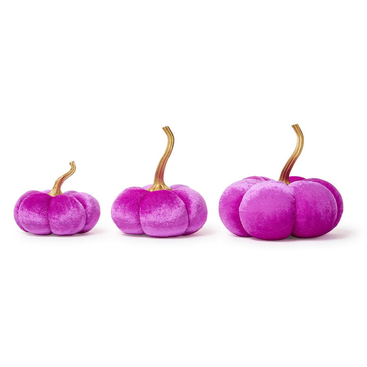 Candy Coated Velvet Plush Pumpkin