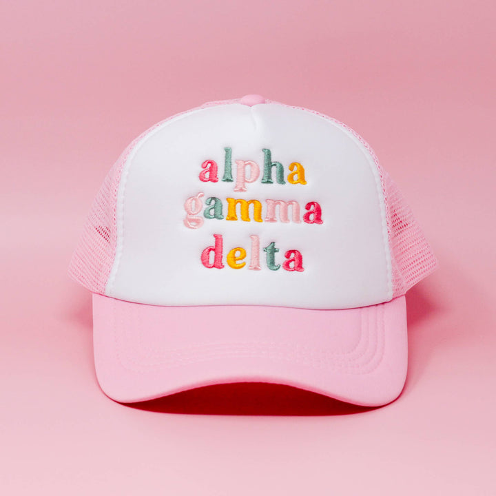 Greek Sorority Embroidered Trucker Hats