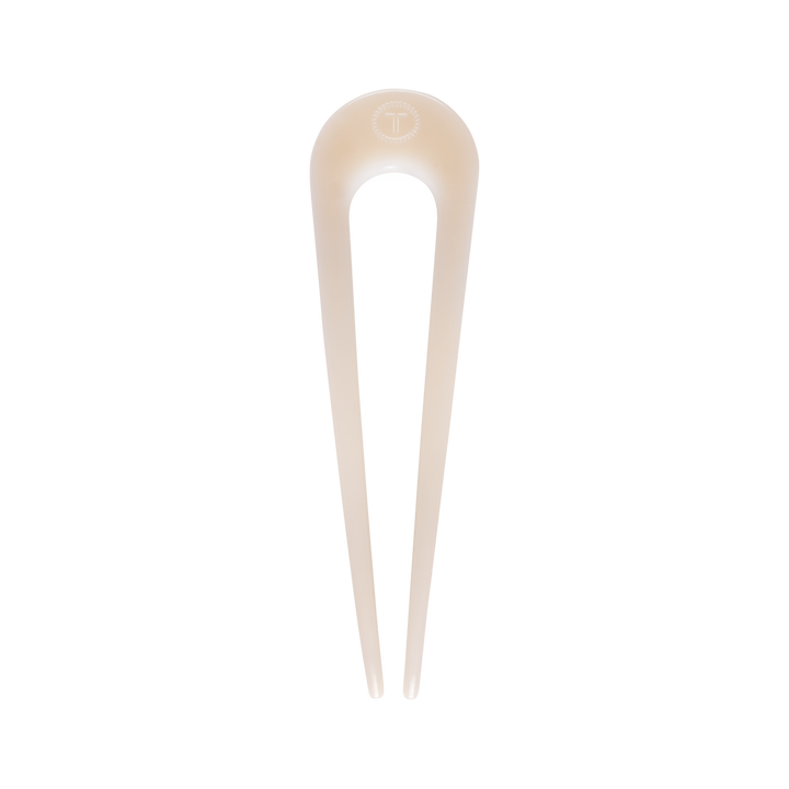 TELETIES - French Hair Pin Almond Beige